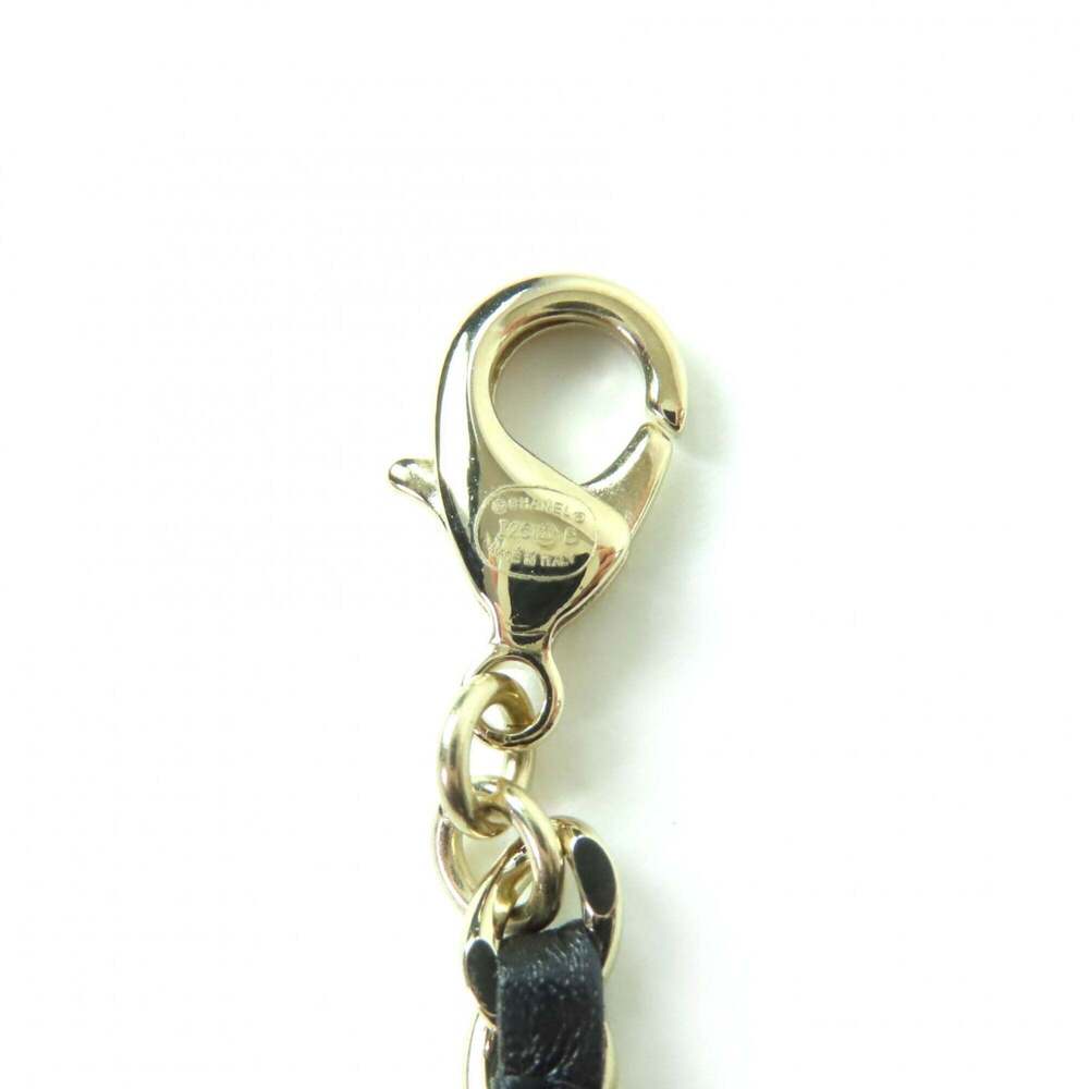 CHANEL Authentic Black Logo Charm Bracelet - Picture 5 of 5